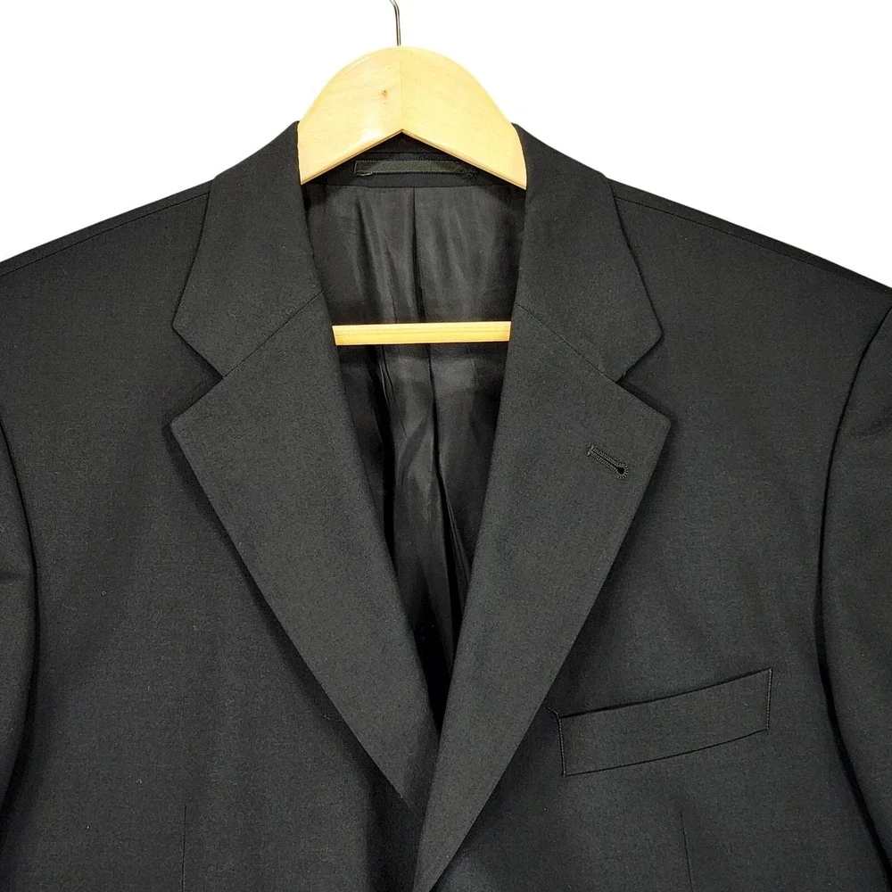 Hugo Boss‎ Mens Sport Coat 42R* Black Da Vinci Lucca Single Breasted Double Vent